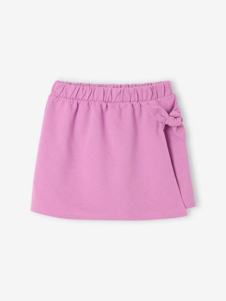 Jupe short en molleton fille violet - vertbaudet enfant 
