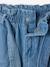 Short fille en denim léger style paperbag bleu clair - vertbaudet enfant 