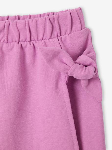 Jupe short en molleton fille violet - vertbaudet enfant 