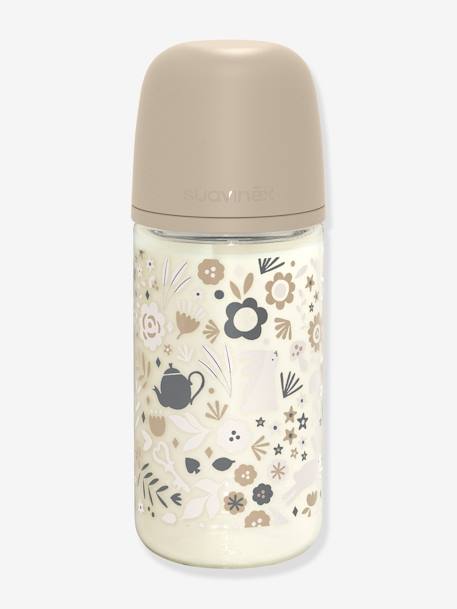 Glazen babyfles 240ml speen SXPro M - Wonderland SUAVINEX beige - vertbaudet enfant 