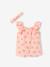 Combishort bébé en voile de coton rose pâle - vertbaudet enfant 