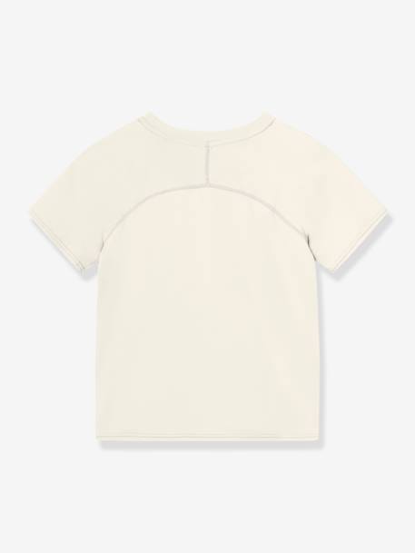 T-shirt fonctionnel MATBJERGI avec effet rafraîchissant bleu pâle+écru+jaune pastel - vertbaudet enfant 