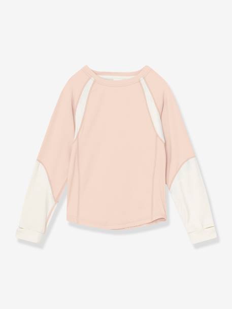 T-shirt fonctionnel MATLENDI bleu grisé+rose - vertbaudet enfant 