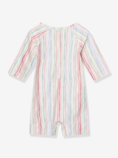 Maillot de bain pour bébé fille avec manches 3/4 MATGOLDIE lavande+multicolore - vertbaudet enfant 