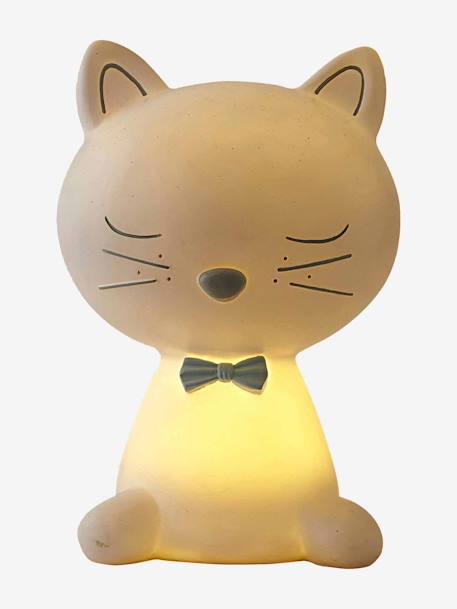 Veilleuse Moustachat blanc / bleu - vertbaudet enfant 