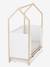 Lit bébé Cabane LIGNE COCONUT transformable en banquette blanc - vertbaudet enfant 