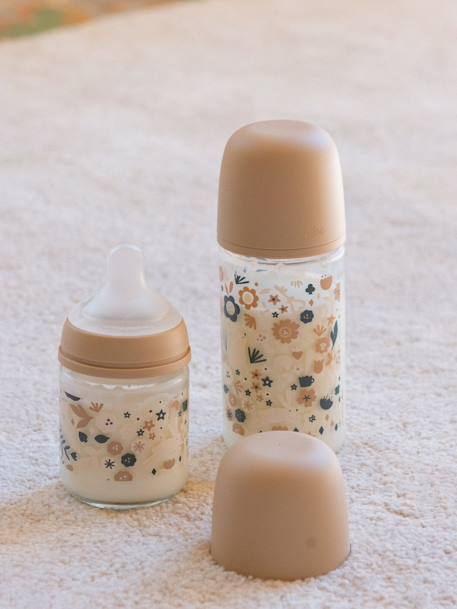 Biberon verre 240ml tétine SXPro M - Wonderland beige - vertbaudet enfant 