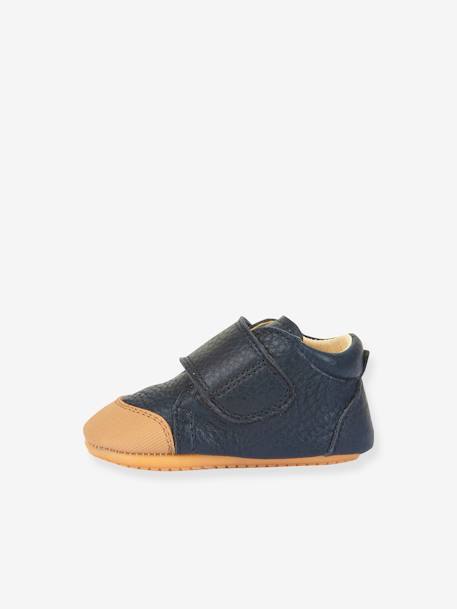 Leren schoenen voor kinderen PREWALKERS TOESY FRODDO blauw+karamel - vertbaudet enfant 