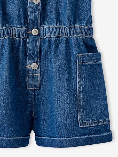 Jeansjurkje voor meisjes JONEN middenblauw - vertbaudet enfant 