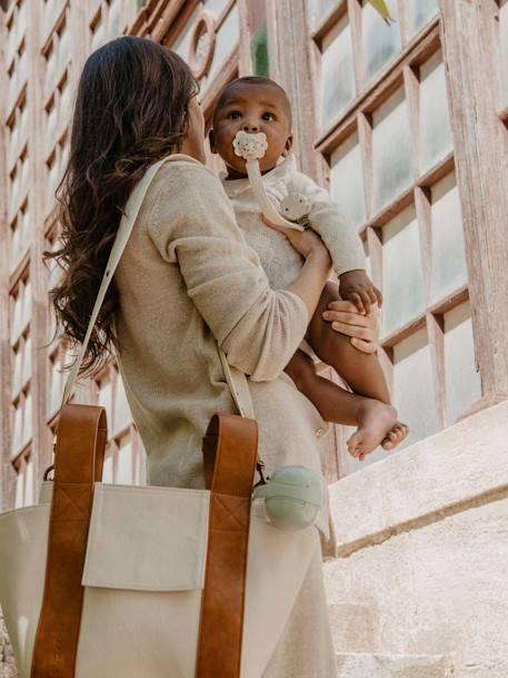 Symmetrische fopspeen XPro 0/6M Wonderland SUAVINEX beige - vertbaudet enfant 