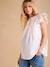 Blouse en voile de coton écru - vertbaudet enfant 