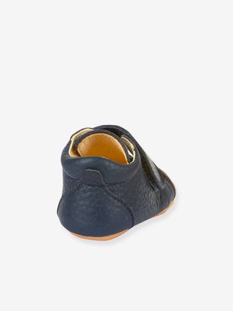 Leren schoenen voor kinderen PREWALKERS TOESY FRODDO blauw+karamel - vertbaudet enfant 