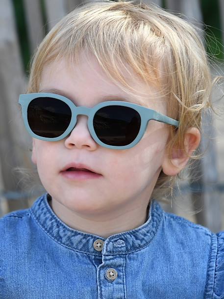 Lunettes 2-4 ans SQUARE Bright marron imprimé+vert - vertbaudet enfant 