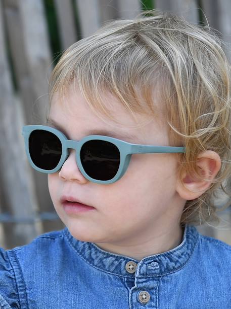 Lunettes 2-4 ans SQUARE Bright marron imprimé+vert - vertbaudet enfant 