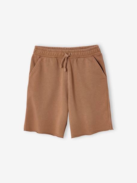 Lot de 2 bermudas effet délavé noix de pécan - vertbaudet enfant 