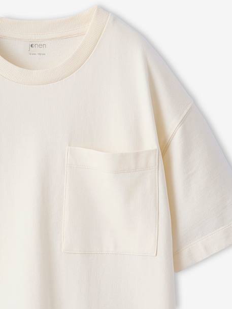 T-shirt garçon oversize écru - vertbaudet enfant 