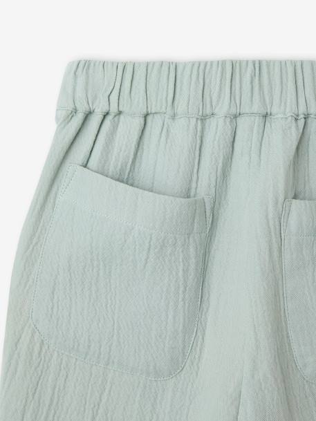 Ensemble short + t-shirt garçon vert sauge - vertbaudet enfant 