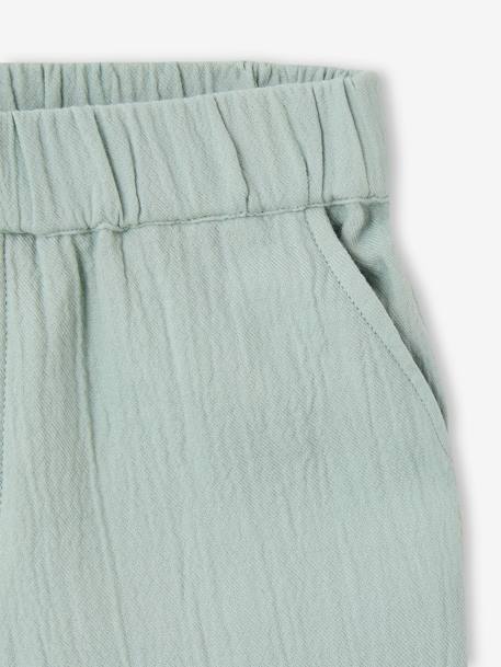 Ensemble short + t-shirt garçon vert sauge - vertbaudet enfant 