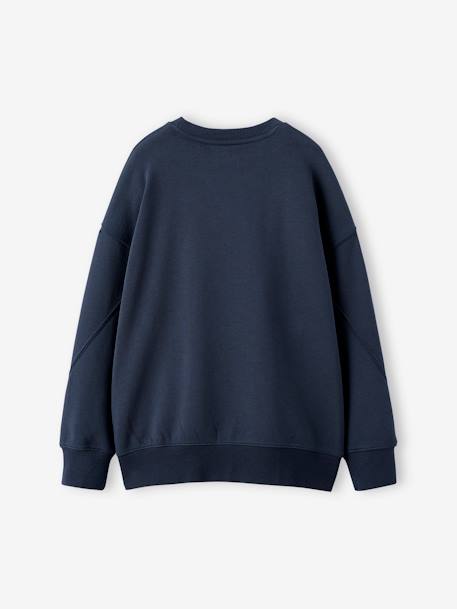 Sweat loose effet délavé noir - vertbaudet enfant 