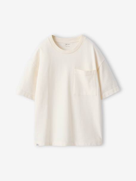 T-shirt garçon oversize écru - vertbaudet enfant 