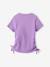 Lot 2 tee-shirts à liens coulissants fille violet - vertbaudet enfant 