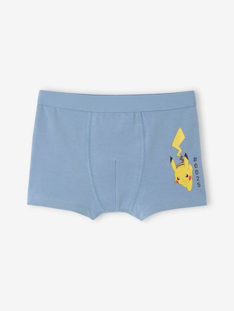 Set van 5 boxers POKEMON® Pikachu hemelsblauw - vertbaudet enfant 