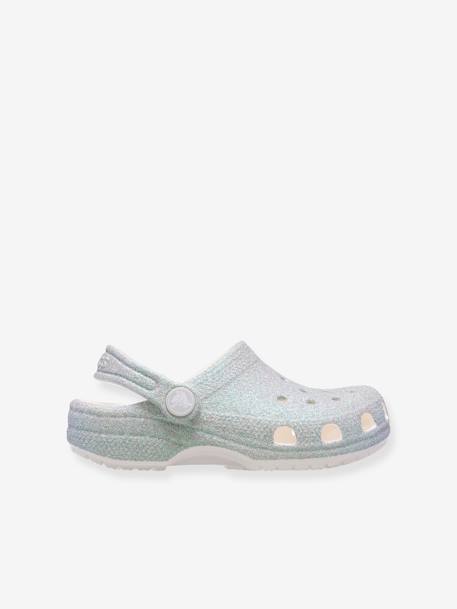 Sabots enfant Classic Iridescent (TM) blanc+rose - vertbaudet enfant 