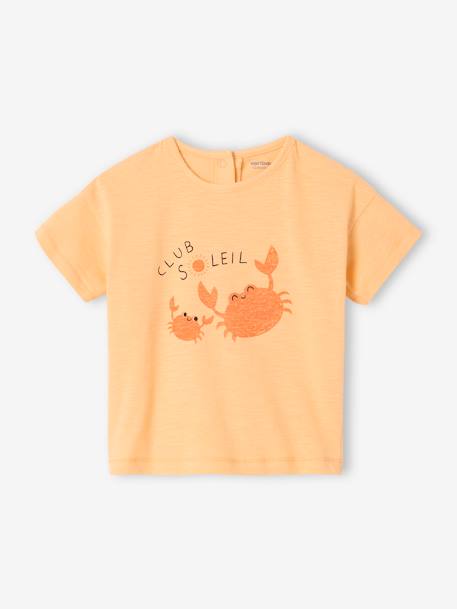 Bébé-T-shirt bébé motif animalier manches courtes