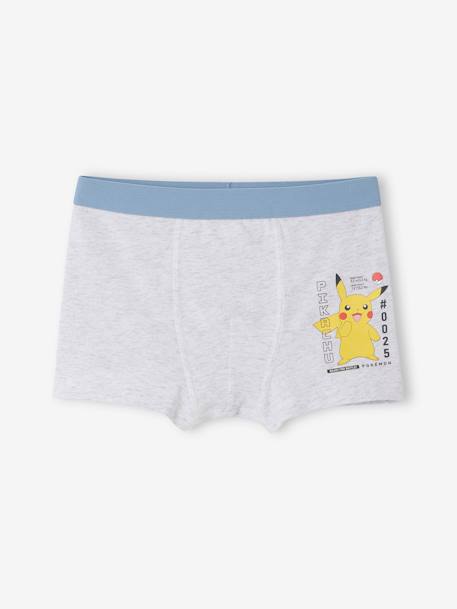 Set van 5 boxers POKEMON® Pikachu hemelsblauw - vertbaudet enfant 