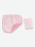 Ensemble couffin peluche pour poupon 36/42 cm rose - vertbaudet enfant 