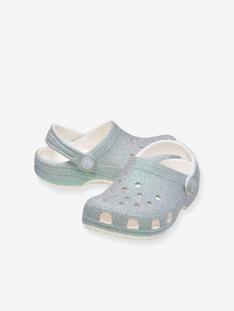 Sabots enfant Classic Iridescent (TM) blanc+rose - vertbaudet enfant 