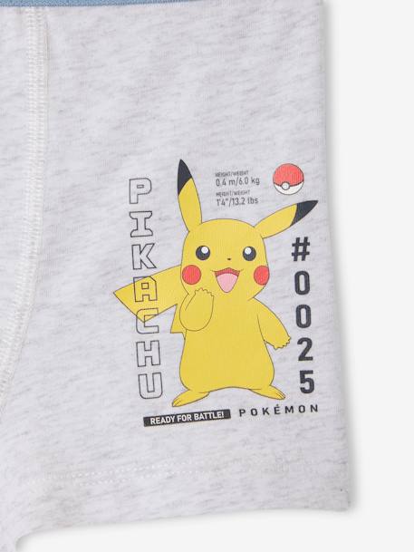 Lot de 5 boxers Pokémon Pikachu bleu ciel - vertbaudet enfant 