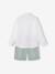 Ensemble céremonie chemise et bermuda garçon vert sauge - vertbaudet enfant 