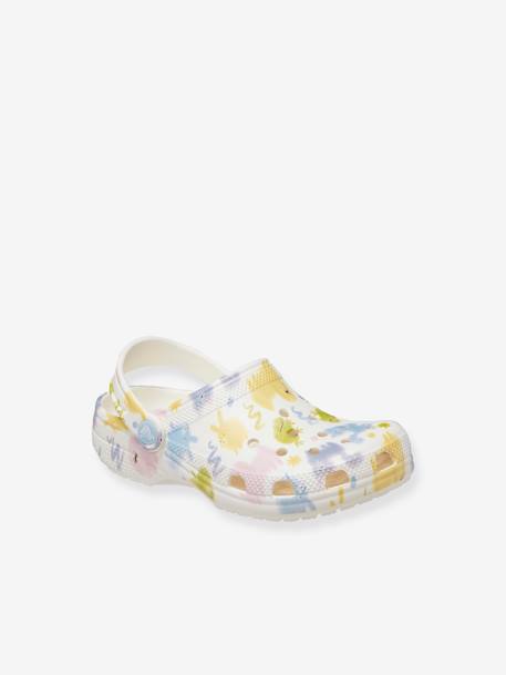 Baby Crocs Classic Pastel Pets ecru - vertbaudet enfant 