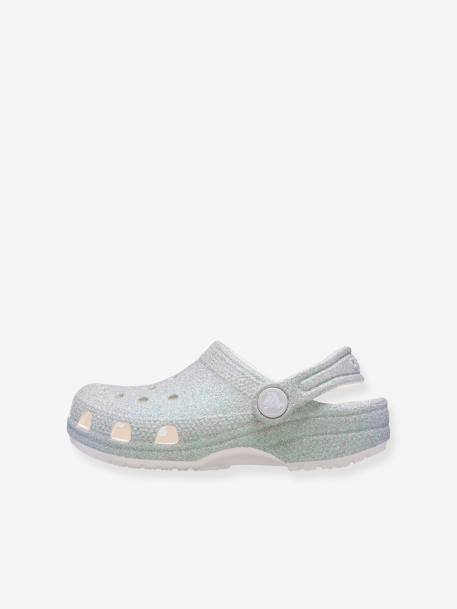 Sabots enfant Classic Iridescent (TM) blanc+rose - vertbaudet enfant 