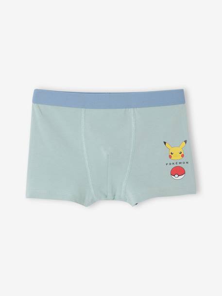 Lot de 5 boxers Pokémon Pikachu bleu ciel - vertbaudet enfant 