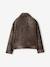 Veste fille oversize motif léopard beige - vertbaudet enfant 