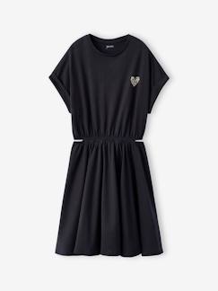 -Robe fille avec ouvertures côtés