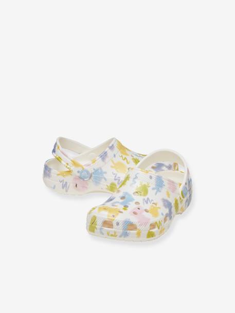 Baby Crocs Classic Pastel Pets ecru - vertbaudet enfant 