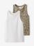 Lot de 2 débardeurs fille emmanchures américaines beige - vertbaudet enfant 