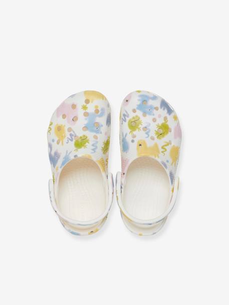 Baby Crocs Classic Pastel Pets ecru - vertbaudet enfant 