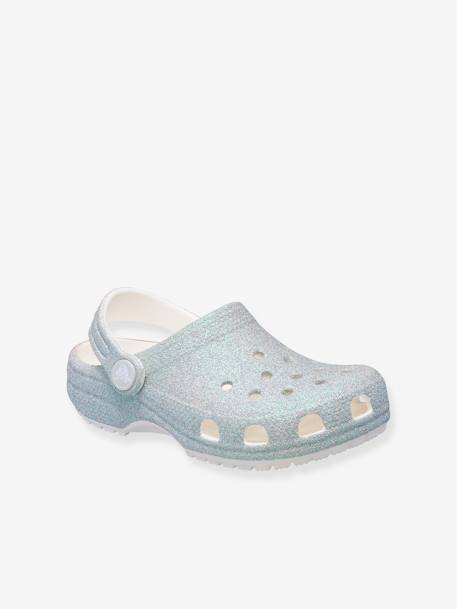 Sabots enfant Classic Iridescent (TM) blanc+rose - vertbaudet enfant 