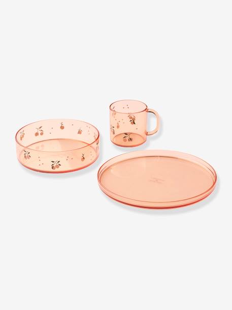 Set repas en tritan imprimé Siva bleu+multicolore+rose - vertbaudet enfant 