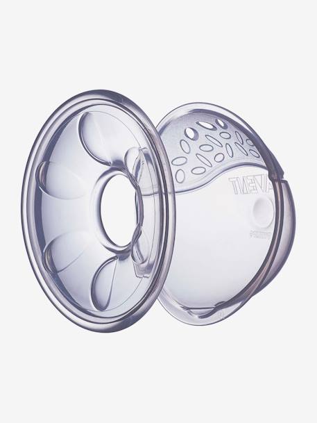 Lot de 4 coquilles d'allaitement + coussinets Philips AVENT Confort TRANSPARENT - vertbaudet enfant 