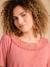 Tee-shirt grossesse devant/dos encolure macramé tomette - vertbaudet enfant 