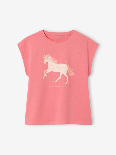 Fille-T-shirt, sous-pull-Tee-shirt motif fantaisie fille