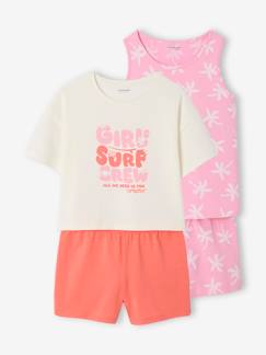 -Lot de 2 pyjashorts surf fille