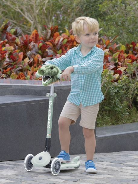 Tête de peluche pour guidon olive+orange+rose - vertbaudet enfant 