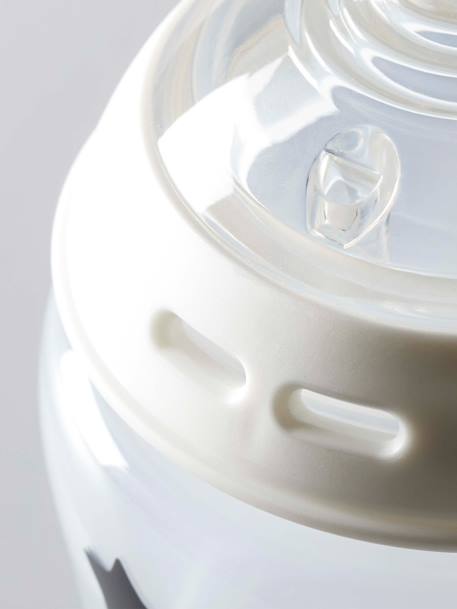 Natural Start Newborn Starter Kit, anti-koliekflessen van 150 ml en 260 ml met speen met langzame toevoer TOMMEE TIPPEE blauw+rouge - vertbaudet enfant 