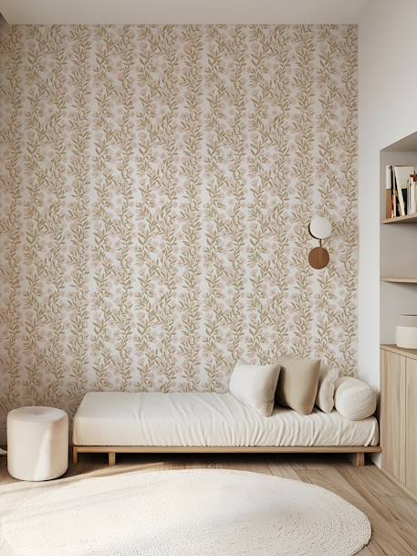 Vliesbehang bloemenslinger LILIPINSO rozen - vertbaudet enfant 